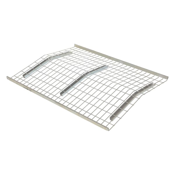 Vestil Silver Powder Coat Pallet Rack-Crown Wire Deck 58"L x 47.5625"W SWMD-4258 - main